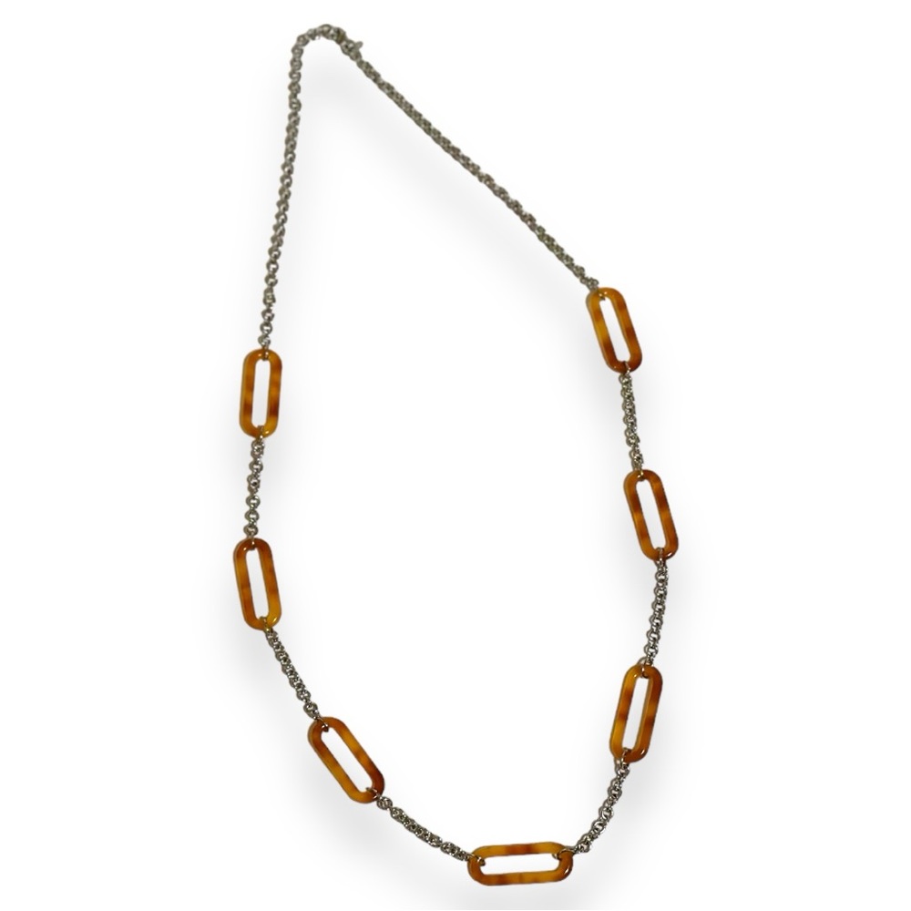 🎉HOST PICK🎉 ✨NWOT✨ Tortoiseshell Link Station Necklace | Ann Taylor